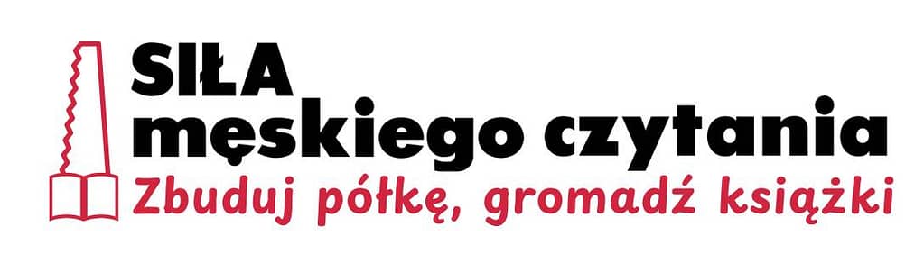Zbuduj półkę, gromadź książki - siła męskiego czytania (logotyp projektu)
