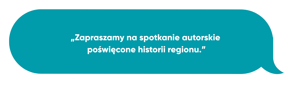 Dymek z wiadomością o zaproszeniu na wydarzenie w bibliotece. Metapotrzeby odbiorców kultury
