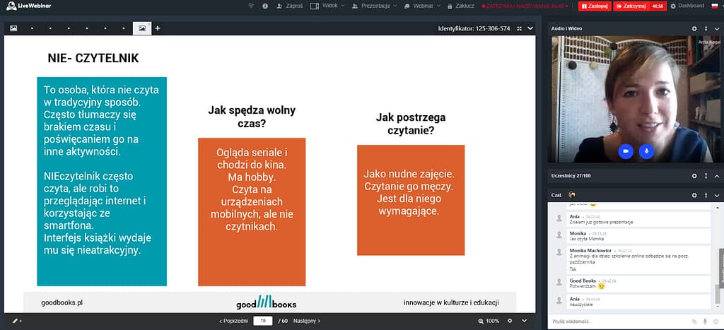 Slajd kim są nieczytelnicy