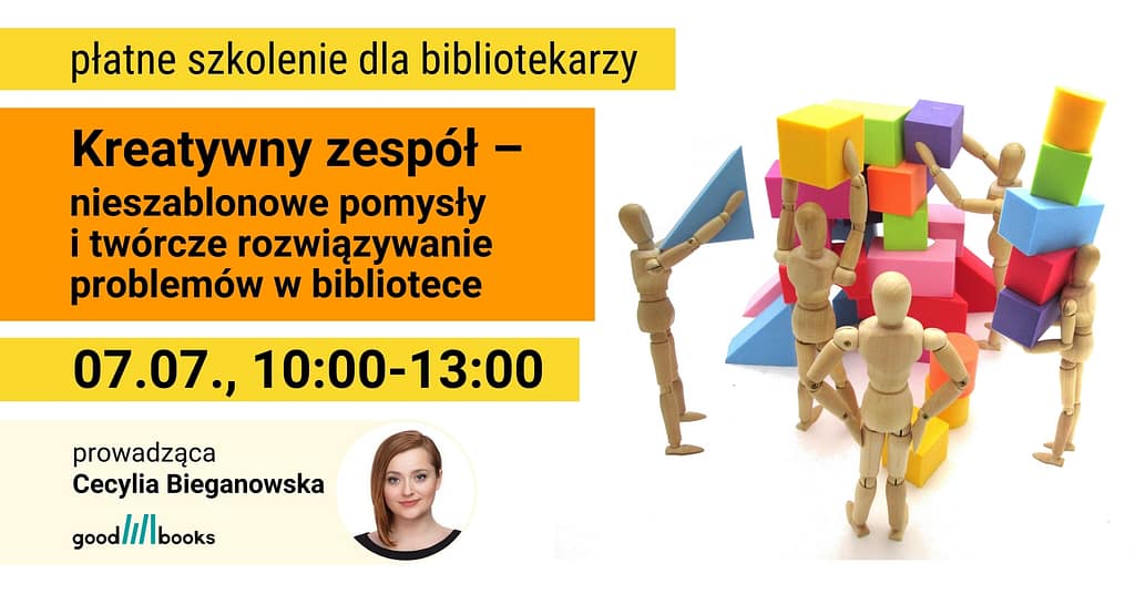 Plakat szkolenia "Kreatywny zespół"