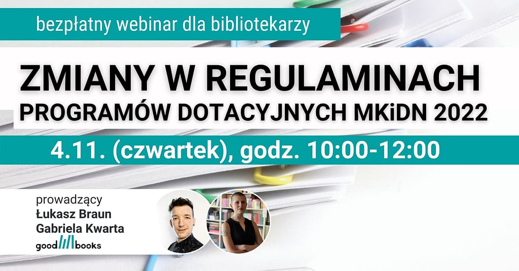 Webinar Zmiany w regulaminach