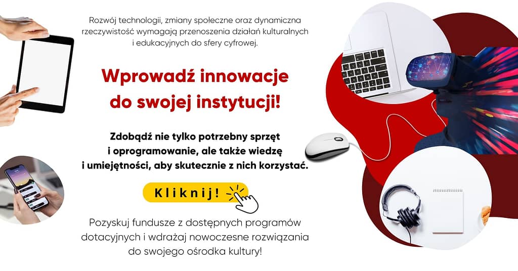 Slider Wprowadź innowacje do swojej instytucji