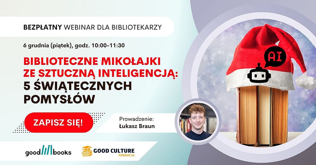 Biblioteczne mikołajki z AI - 5 świątecznych pomysłów