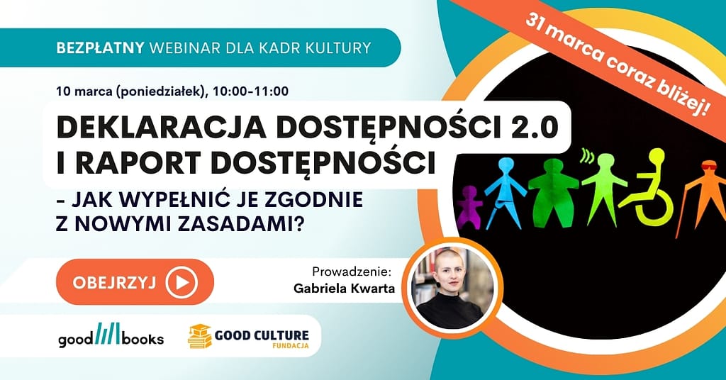 Bezpłatne webinarium o Deklaracji dostępności 2.0