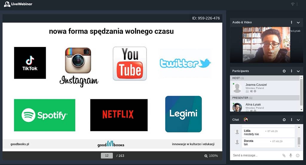 Szkolenie Od serialu do książki