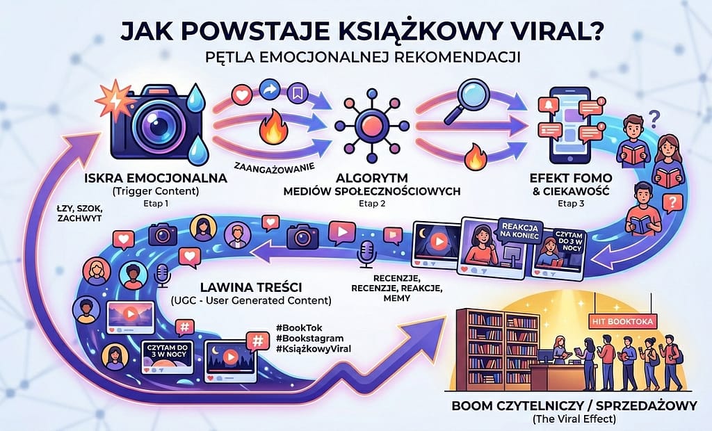 Infografika - jak powstaje książkowy viral?