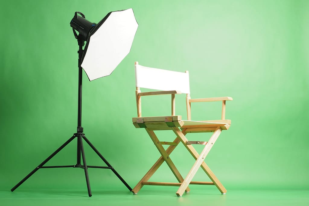 Greenscreen na planie zdjęciowym