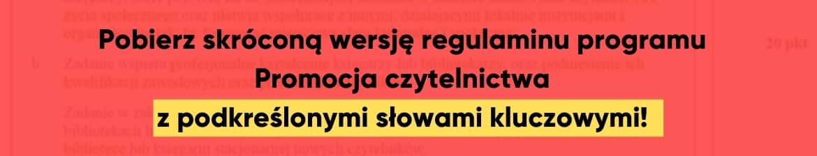 Promocja czytelnictwa