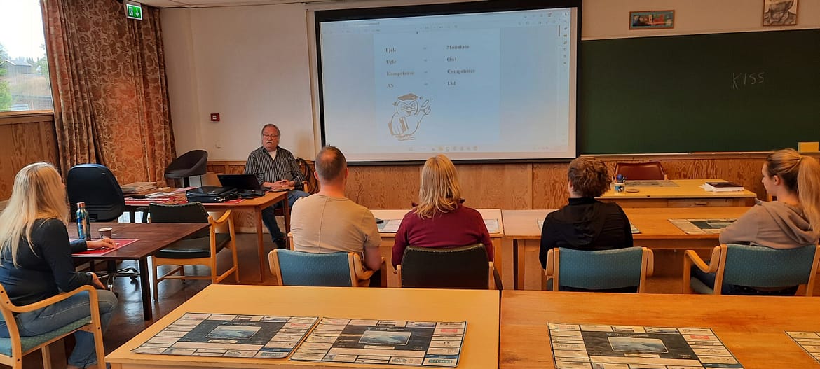 Zdjęcie z wyjazdu studyjnego do Norwegii. Szkolenie w siedzibie Partnera.