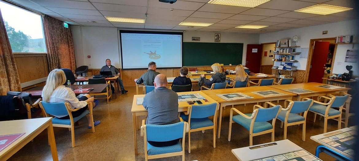 Zdjęcie z wyjazdu studyjnego do Norwegii
