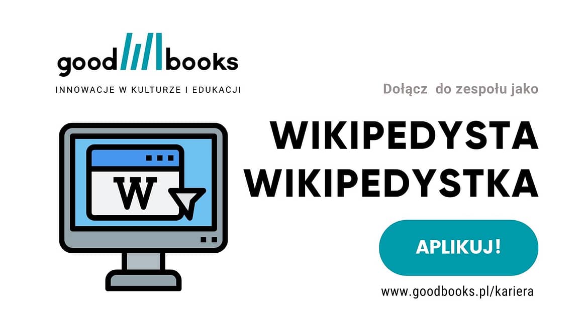 Banner - ogłoszenie o pracę - wikipedysta