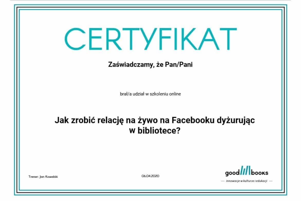 Certyfikat