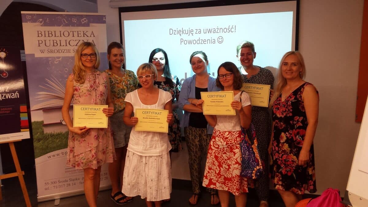 trening kreatywności w bibliotece