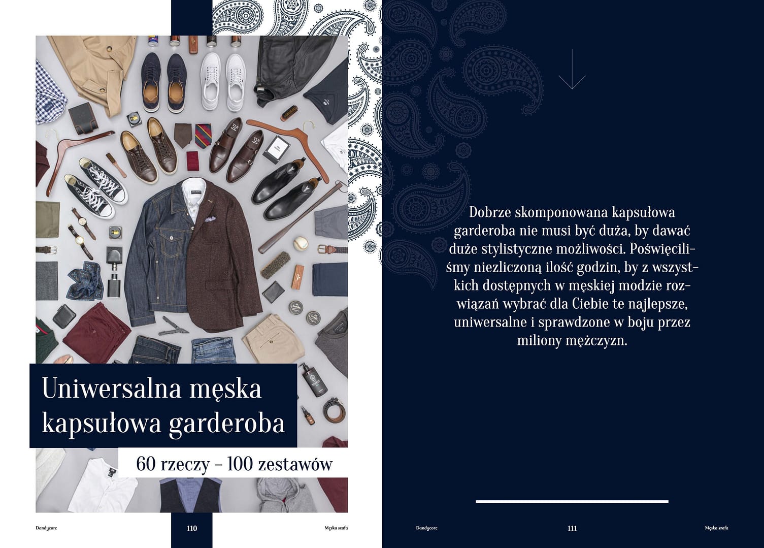 Męska garderoba Artykuł z gazety Uniwersalna męska kapsułowa garderoba