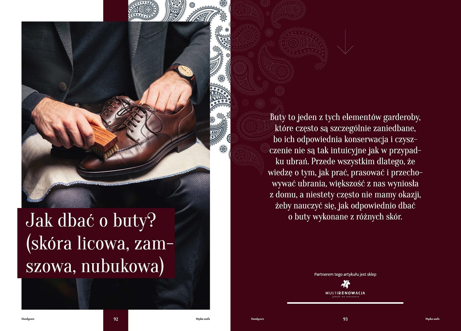 Hipster i buty Artykuł z gazety Jak dbać o buty