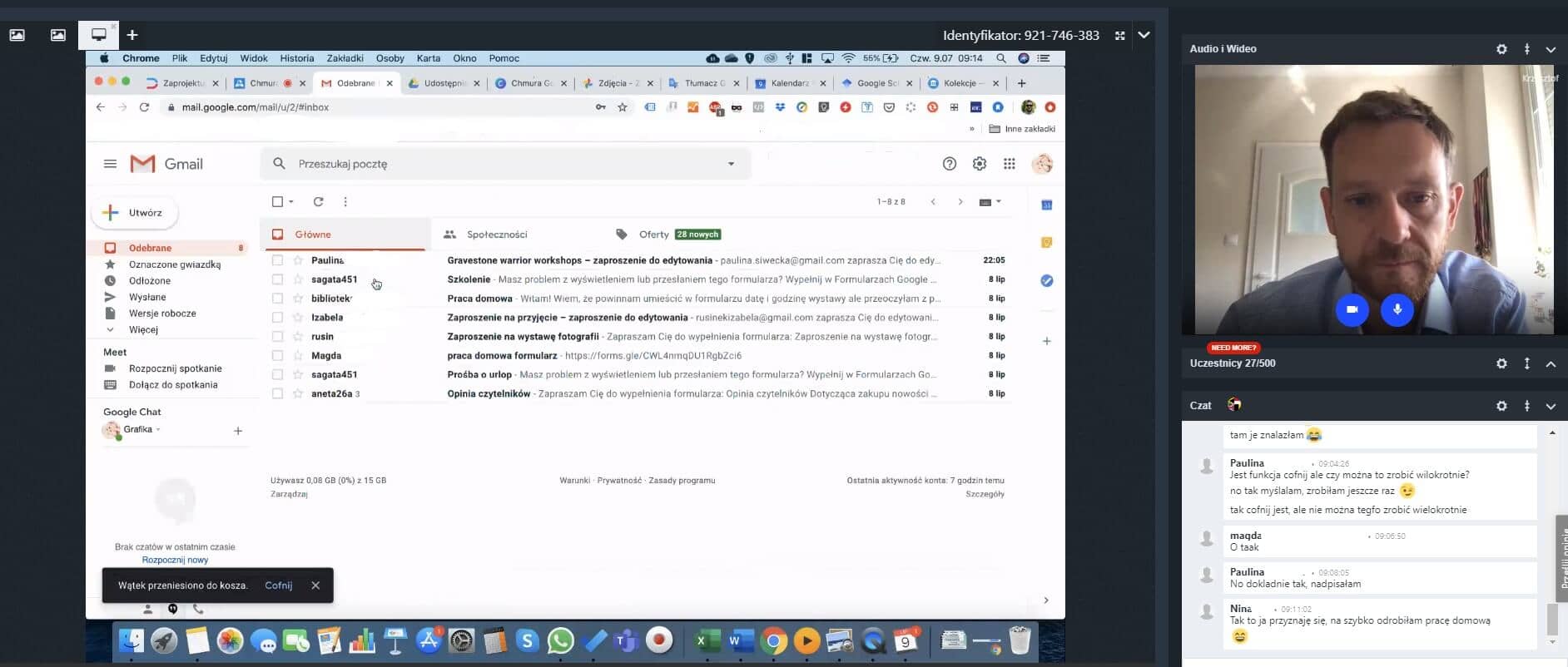 warsztaty dla bibliotekarzy Chmura Google w pracy bibliotekarza