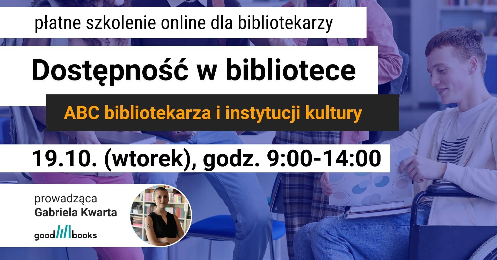 Baner: szkolenie Dostępność w bibliotece