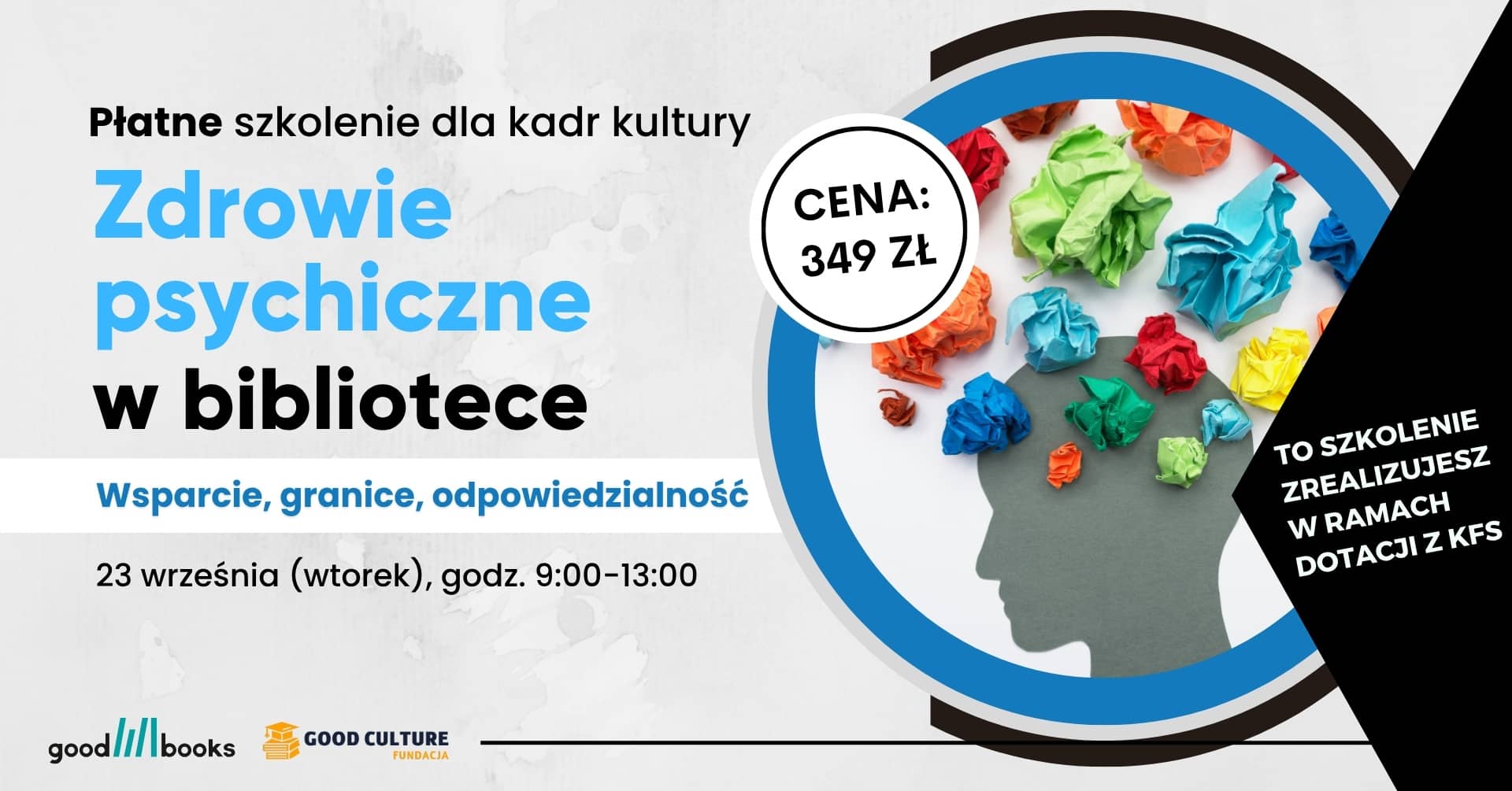 Zdrowie psychiczne w bibliotece. Wsparcie, granice, odpowiedzialność