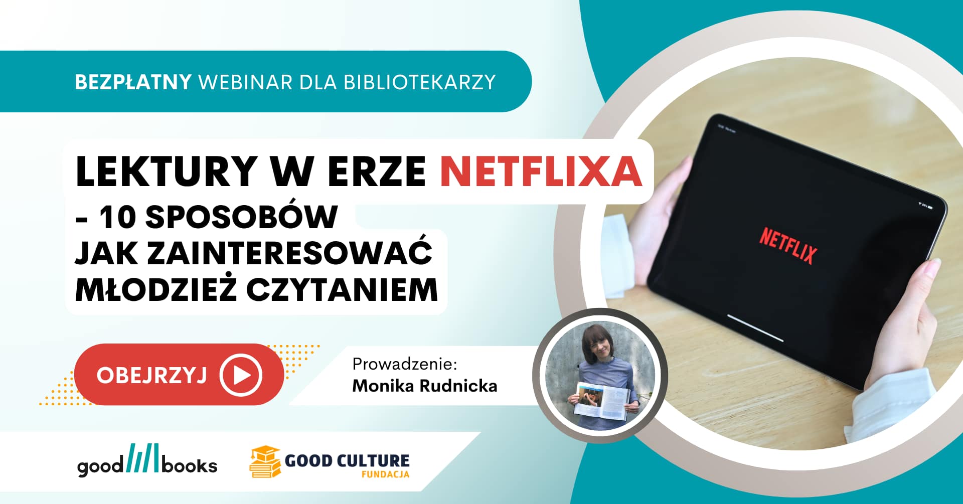 Lektury w erze Netflixa - nagranie webinaru