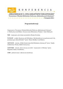 Bibliokreacje - plan