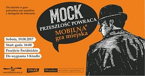 Grywalizacja literatury - plakaty gry terenowej MOCK
