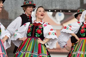 Występ zespołu folklorystycznego