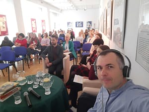 Zdjęcie uczestników konferencji Bibliokreacje 7, czyli muzyka w bibliotece