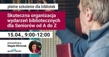 Plakat wydarzenia "Skuteczna organizacja wydarzeń dla seniorów"