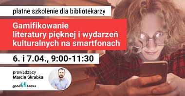 Plakat wydarzenia "Gamifikowanie literatury"