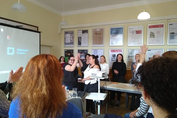 Zabawy na szkoleniu Millenialsi oraz pokolenie „Z” w bibliotece