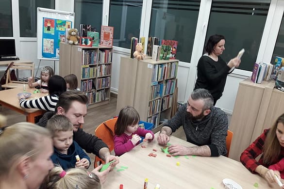 Animacja czytelnictwa w bibliotece pod Atlantami