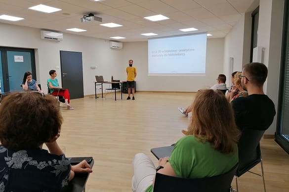 Druk 3D w bibliotece - praktyczne warsztaty dla bibliotekarzy