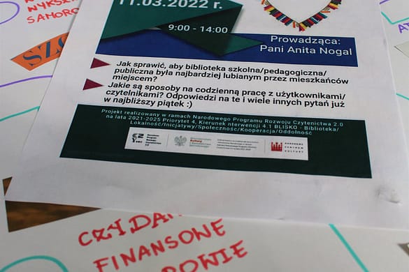 Szkolenie "Biblioteka jako przestrzeń lokalnego życia kulturalnego"