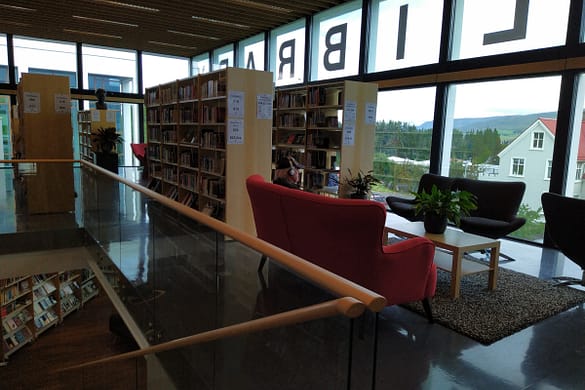 Biblioteka w Akureyri w Islandii