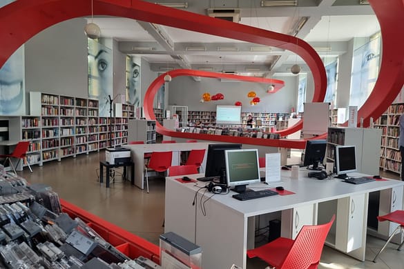 Wizyta studyjna bibliotekarzy z Nowej Sarzyny