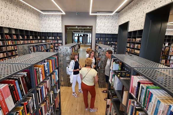 Wizyta studyjna bibliotekarzy z Nowej Sarzyny