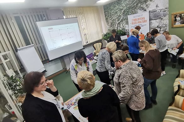 Szkolenie "Biblioteka jako centrum i przestrzeń lokalnego życia kulturalnego" w Polkowicach