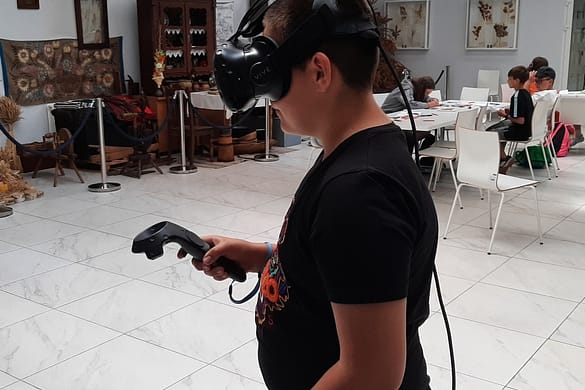 Warsztaty VR w Bibliotece Publicznej we Włoszczowie