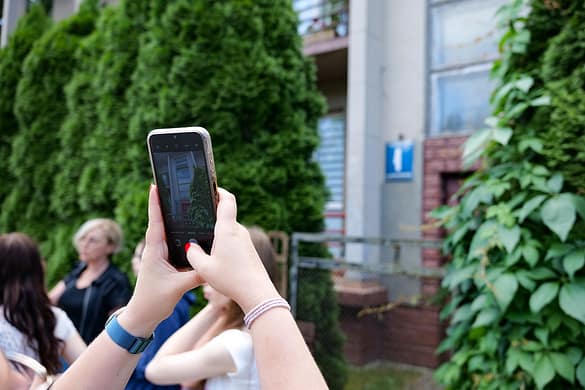 Spacer Stalowa Jowita Przepadło Spacer w Stalowej Woli w ramach projektu Modernizm Talking