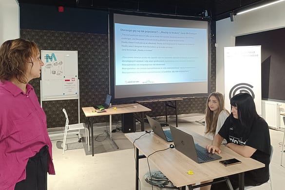 Warszaty Stalowa Zdjęcie z warsztatów w ramach projektu Modernizm Talking