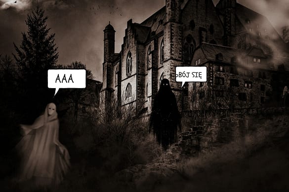 Praca uczniów w Canvie: Dziady