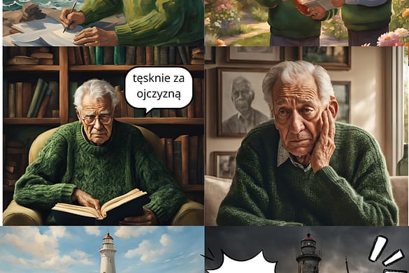 Praca uczniów w Canvie: Latarnik