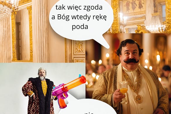Praca uczniów w Canvie: Zemsta