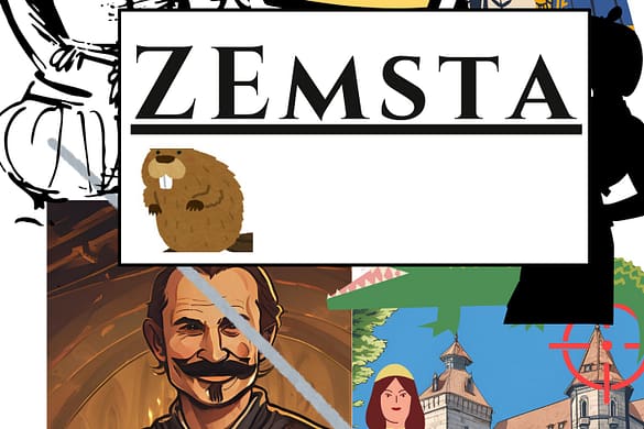 Praca uczniów w Canvie: Zemsta