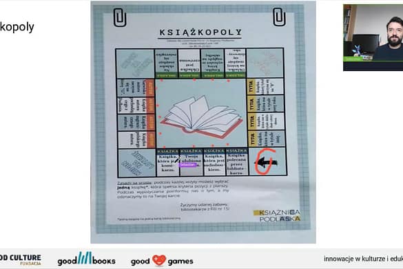 Szkolenie online „Od książki do gry. Adaptacja książki na potrzeby gry terenowej"