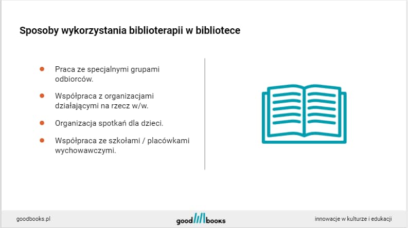szkolenie dla bibliotekarzy biblioterapia