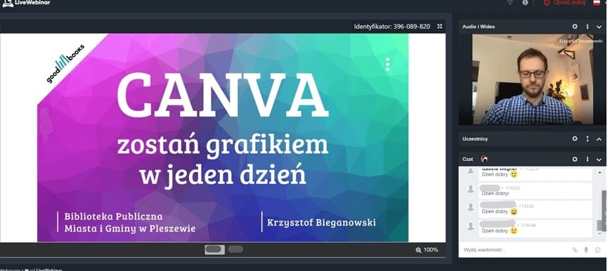 Canva - szkolenie dla bibliotekarzy online