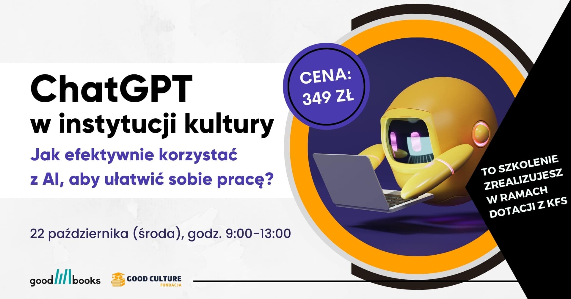ChatGPT w instytucji kultury (płatne szkolenie on-line)