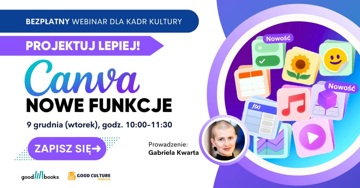Projektuj lepiej! CANVA - nowe funkcje