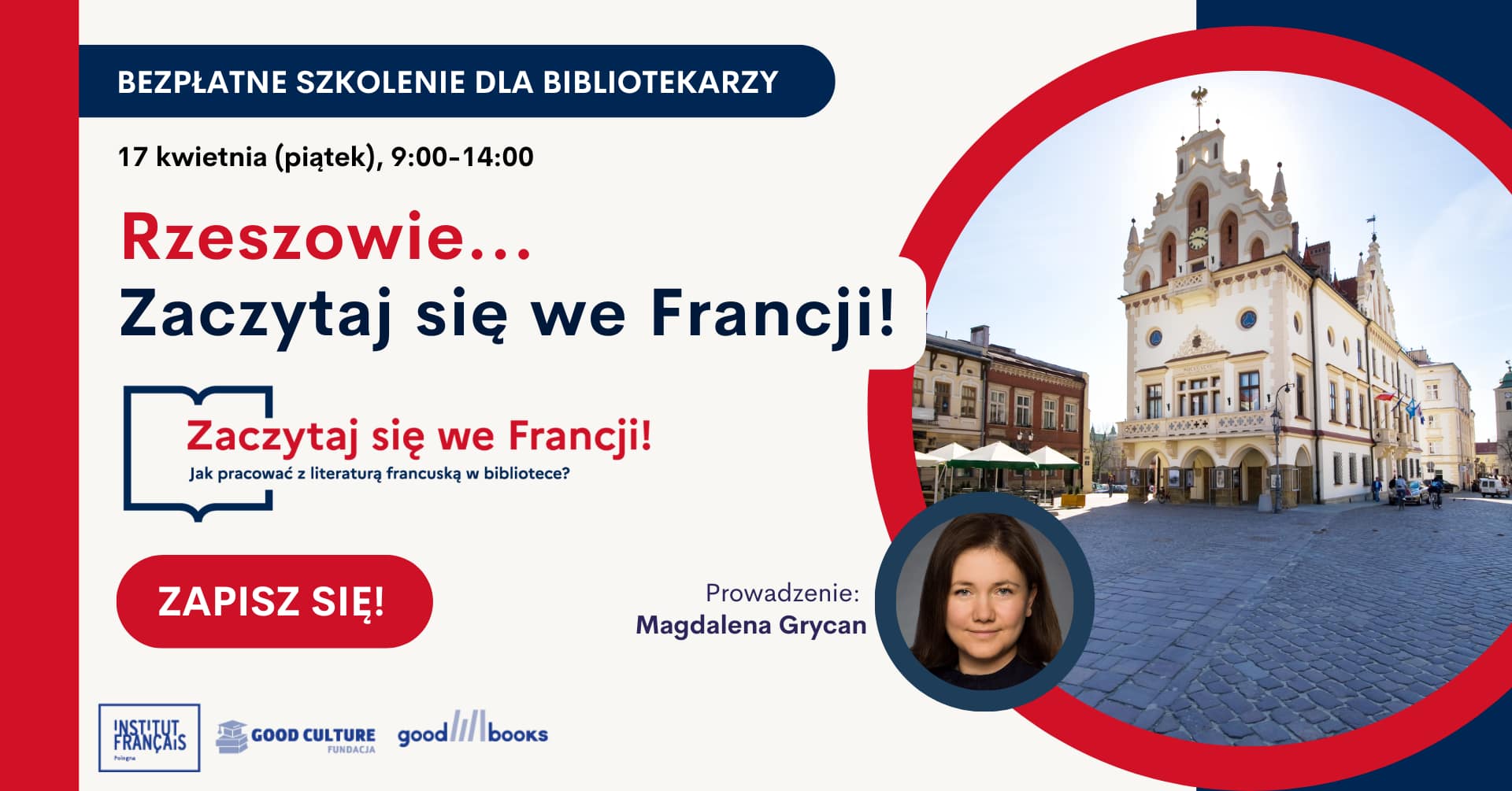 Rzeszowie... Zaczytaj się we Francji! Szkolenie z literatury francuskiej dla bibliotekarzy